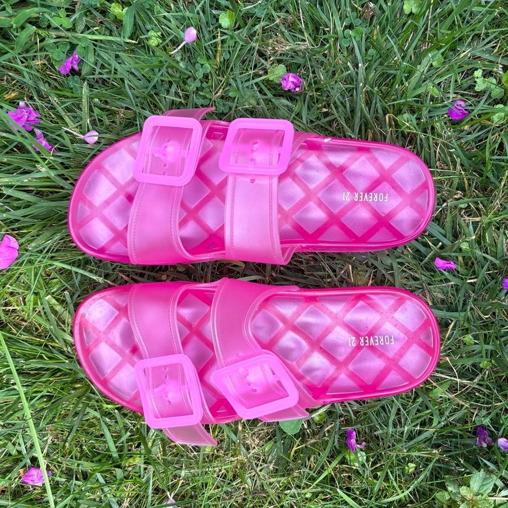 Hot Pink Sandals Forever 21